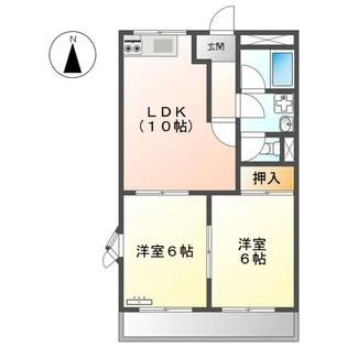 ロイヤルウィング【2階】の間取り