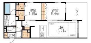 Premium Maison光【1階】の間取り
