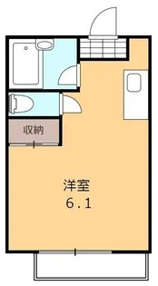 ハイツM袖ケ浦【1階】の間取り