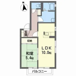 グルックヴォーンC【2階】の間取り