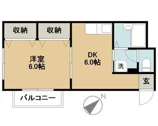 ハウゼ井上【3階】の間取り