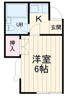 グリーンコーポ谷塚【1階】の間取り