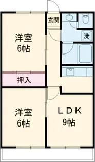 2DKの間取り画像