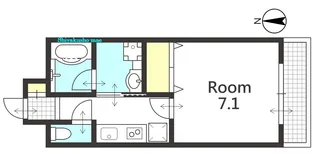 三篠KSMビル【3階】の間取り