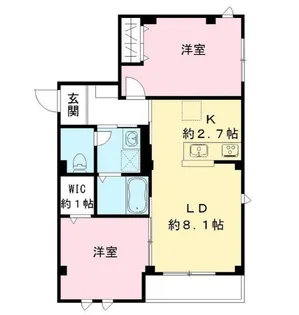 仮称エルキュ―ル東品川【1階】の間取り