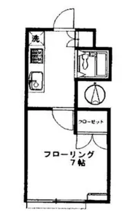 ケイワイコーポ【2階】の間取り