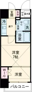 アドバンス三宮ラシュレ【7階】の間取り