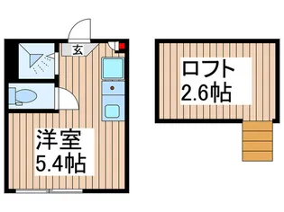 LandSitz新小岩【2階】の間取り