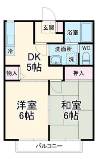サンハイツA【2階】の間取り