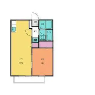 メルベーユ新栄【1階】の間取り