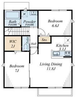 メディーナ【2階】の間取り