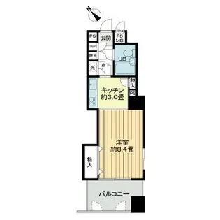 ライオンズマンション大和第5【5階】の間取り