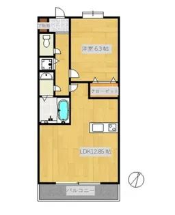埼玉県新座市栗原3【マンション】の間取り