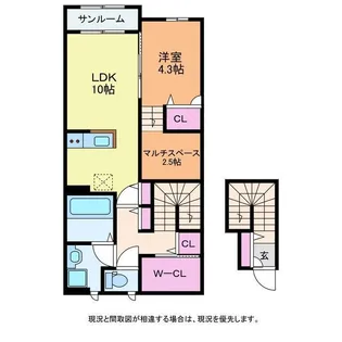 Belle Lead小針【2階】の間取り