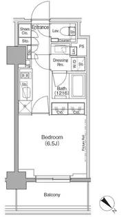 東京都中央区佃3【マンション】の間取り