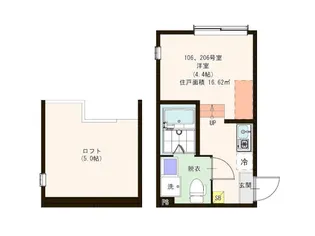 ハーモニーテラス西綾瀬VI【1階】の間取り