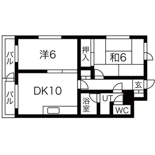 メゾンフィッシュ【3階】の間取り