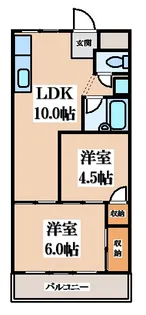 トリイプラザマンションI【3階】の間取り