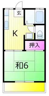 メゾンド・イナガキ【2階】の間取り