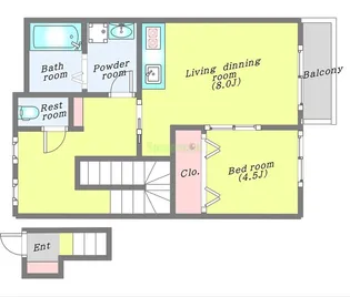 コージィコート弐番館【2階】の間取り