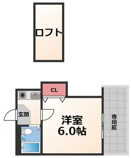 サンビレッジ森河内【1階】の間取り