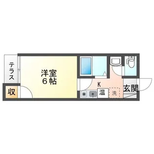 上所グリーンタウン D棟【1階】の間取り