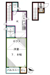 東京都中野区新井1【アパート】の間取り