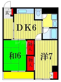 ヴォワール国府台【5階】の間取り