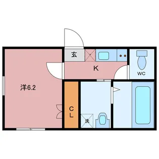 mono木更津【1階】の間取り