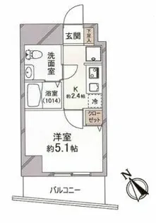 ミヤビヒルズ北池袋【6階】の間取り