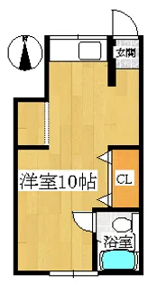 市岡文化A棟【1階】の間取り