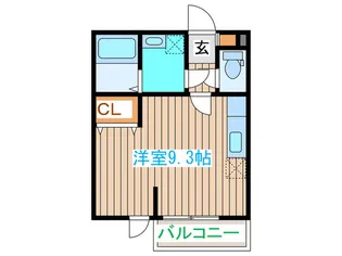 メリディアン岩沼壱番館【2階】の間取り