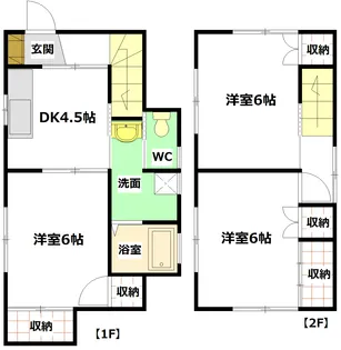 広島県安芸郡海田町幸町【一戸建】の間取り