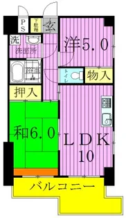 東京都足立区竹の塚6【マンション】の間取り