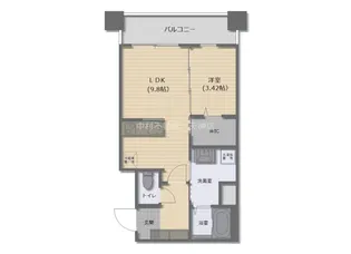 仮称)グランドレジデンス高宮南【4階】の間取り