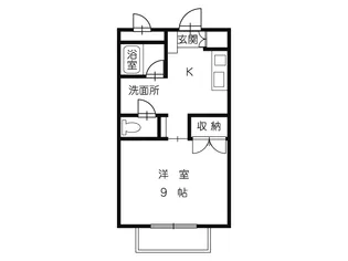 ステイシア松本【1階】の間取り