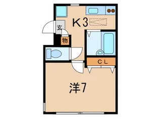 フルール【1階】の間取り