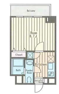 東京都江東区東陽5【マンション】の間取り