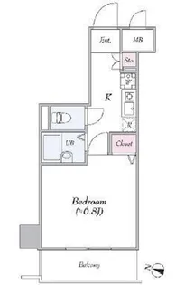 ガラ・ステージ国分寺【4階】の間取り
