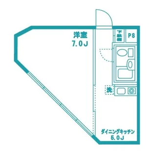 マック千束コート【3階】の間取り