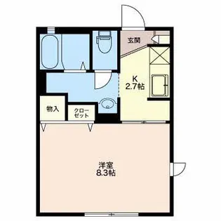 メゾン・ド・トーエー【1階】の間取り