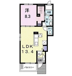 グレイス III【1階】の間取り