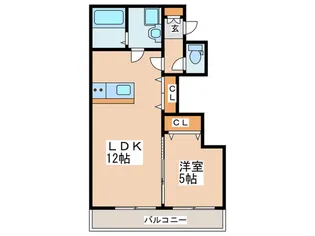 ソスピーロ【1階】の間取り