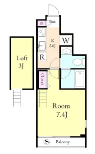 コンフォート石神井台【1階】の間取り