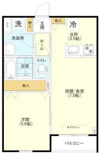 メゾン・ド・リラ【3階】の間取り