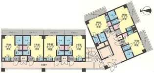 ロックヒルズ三ツ沢【2階】の間取り
