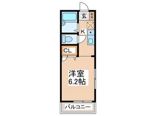 フェアリ-ティルII【2階】の間取り