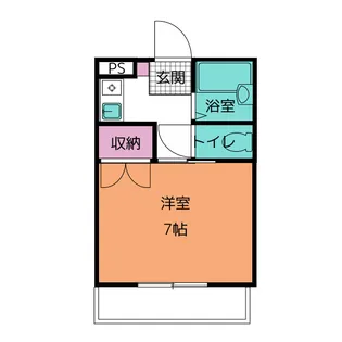 清水ハイツ【2階】の間取り