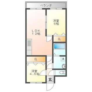 サンハイアットビル【4階】の間取り