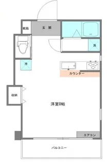 BoraBora川口【5階】の間取り